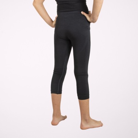 Zwarte 3/4 thermische legging
