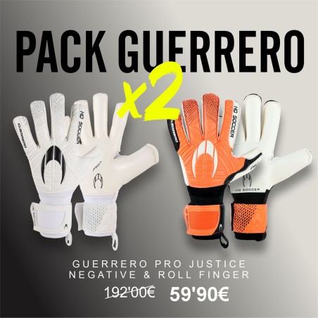 Pack Luvas de Goleiro HO Soccer Guerrero PRO X3 | Oferta