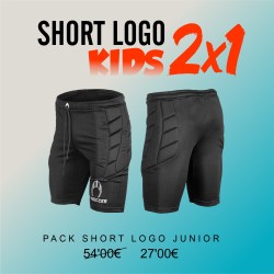 Pack Korte Broek Logo Kids HO Soccer | Keeper Kind 2x1