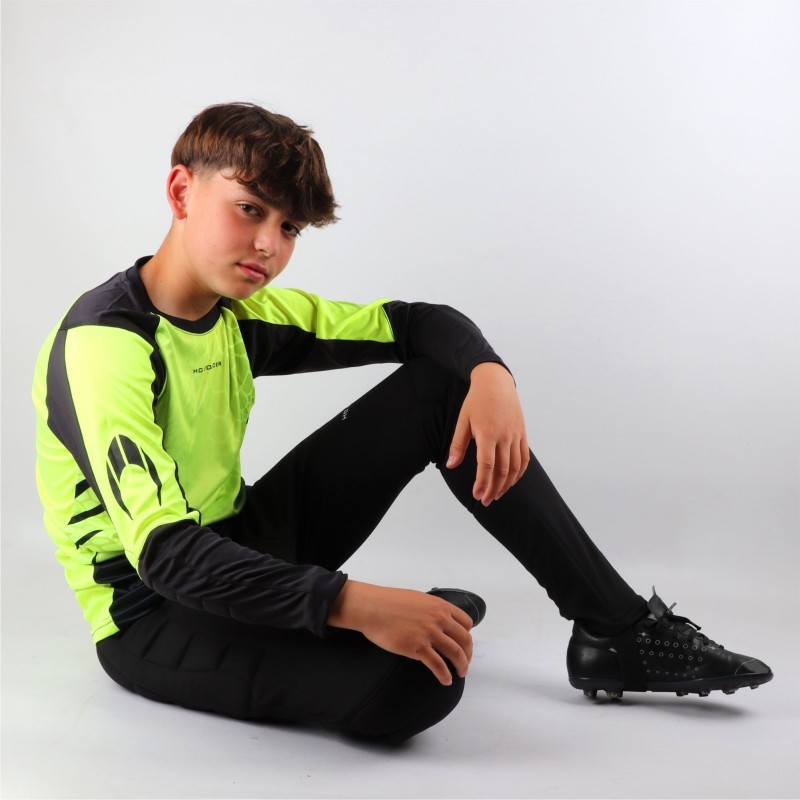 Kids goalkeeper set Deep-Sea lime