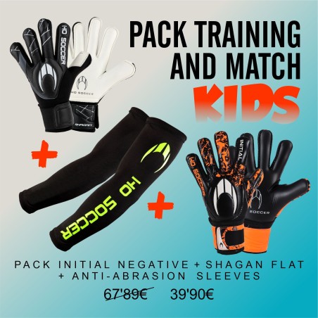 HO Soccer Training and Match Pack | Kids Goalkeeper Gloves