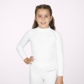 T-shirt thermique à manches longues enfant blanc