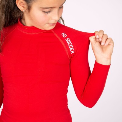 red thermal shirt