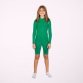 Collant thermique court vert enfant