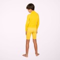 Collant thermique court jaune enfant