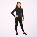 Collant thermique long noir enfant