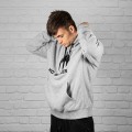 Hoodie Ho Soccer Cinzento