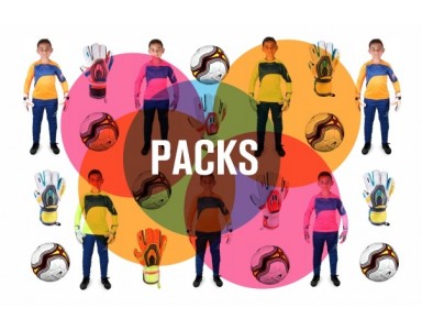 PACKS DE FÚTBOL COMPLETOS PARA EL PEQUEÑO PORTERO